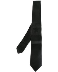 schwarze horizontal gestreifte Krawatte von Givenchy