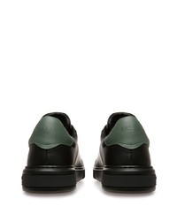 schwarze horizontal gestreifte niedrige Sneakers von Bally