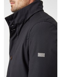 schwarze Jacke mit einer Kentkragen und Knöpfen von Pierre Cardin
