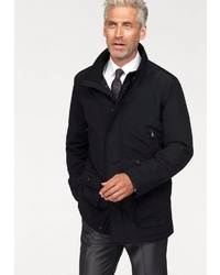 schwarze Jacke mit einer Kentkragen und Knöpfen von STUDIO COLETTI