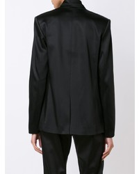 schwarze Jacke mit einer offenen Front von T by Alexander Wang