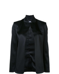 schwarze Jacke mit einer offenen Front von T by Alexander Wang