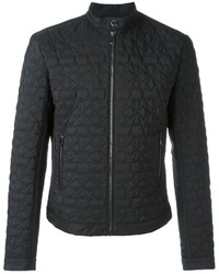 schwarze Jacke mit Sternenmuster von Versace