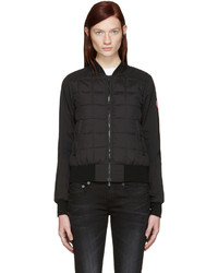 schwarze Jacke von Canada Goose