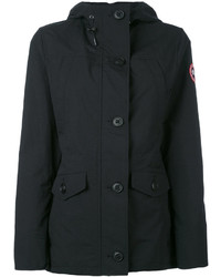 schwarze Jacke von Canada Goose