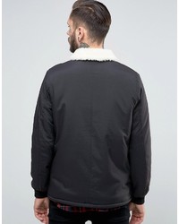 schwarze Jacke von Asos