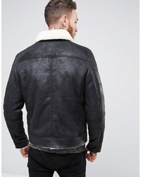 schwarze Jacke von Asos