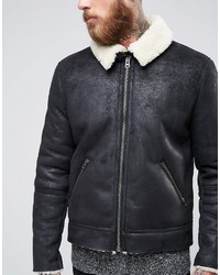 schwarze Jacke von Asos