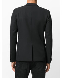 schwarze Jacke von Saint Laurent