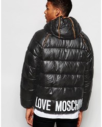 schwarze Jacke von Love Moschino