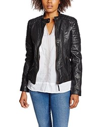 schwarze Jacke von Mustang Leather