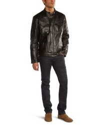 schwarze Jacke von Oakwood