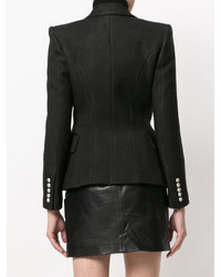 schwarze Jacke von Balmain