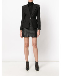 schwarze Jacke von Balmain