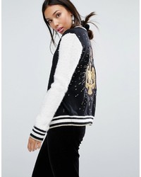 schwarze Jacke von Juicy Couture