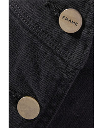 schwarze Jeans Latzhose von Frame Denim