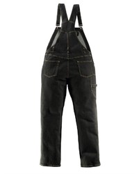 schwarze Jeans Latzhose von Men Plus by HAPPYsize