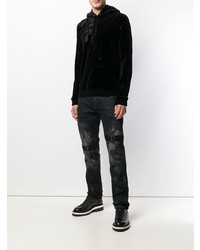 schwarze Jeans mit Acid-Waschung von Philipp Plein