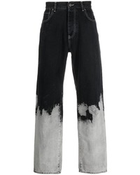 schwarze Jeans mit Acid-Waschung von MSGM