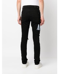 schwarze Mit Batikmuster Jeans von Amiri