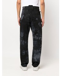 schwarze Mit Batikmuster Jeans von AFFIX