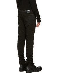 schwarze Jeans mit Destroyed-Effekten von Diesel Black Gold