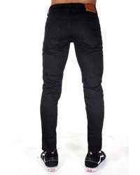 schwarze Jeans mit Destroyed-Effekten von Bright Jeans