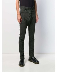 schwarze Jeans mit Destroyed-Effekten von 10Sei0otto