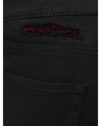 schwarze Jeans mit Destroyed-Effekten von Alexander McQueen