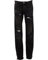 schwarze Jeans mit Destroyed-Effekten von Faith Connexion