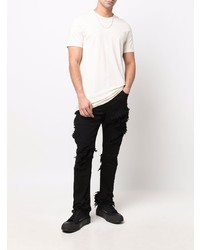 schwarze Jeans mit Destroyed-Effekten von Rick Owens DRKSHDW