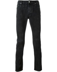 schwarze Jeans mit Destroyed-Effekten von Golden Goose Deluxe Brand
