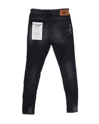schwarze Jeans mit Destroyed-Effekten von Le Temps des Cerises