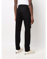 schwarze Jeans mit Destroyed-Effekten von Represent