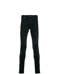 schwarze Jeans mit Destroyed-Effekten von Represent