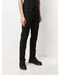 schwarze Jeans mit Destroyed-Effekten von Just Cavalli