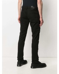 schwarze Jeans mit Destroyed-Effekten von Just Cavalli