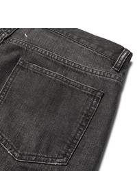 schwarze Jeans mit Destroyed-Effekten von Maison Margiela
