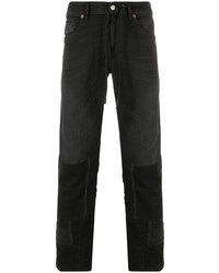 schwarze Jeans mit Flicken von Diesel