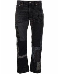 schwarze Jeans mit Flicken von Junya Watanabe MAN