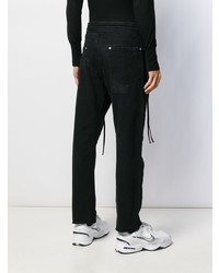 schwarze Jeans mit Flicken von Vyner Articles