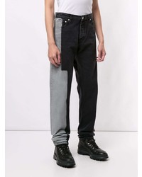 schwarze Jeans mit Flicken von Heron Preston