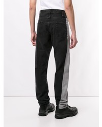 schwarze Jeans mit Flicken von Heron Preston