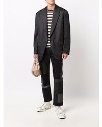 schwarze Jeans mit Flicken von Junya Watanabe MAN