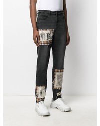 schwarze Jeans mit Flicken von VAL KRISTOPHE