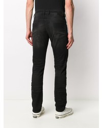 schwarze Jeans mit Flicken von Diesel