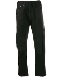 schwarze Jeans mit Flicken von Vyner Articles