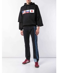 schwarze Jeans mit Flicken von Gosha Rubchinskiy