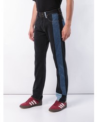 schwarze Jeans mit Flicken von Gosha Rubchinskiy