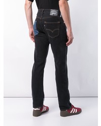 schwarze Jeans mit Flicken von Gosha Rubchinskiy